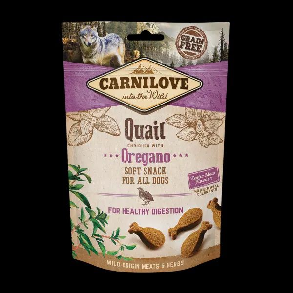CARNILOVE DOG SEMI MOIST TREATS (QUAIL WITH OREGANO) 200G