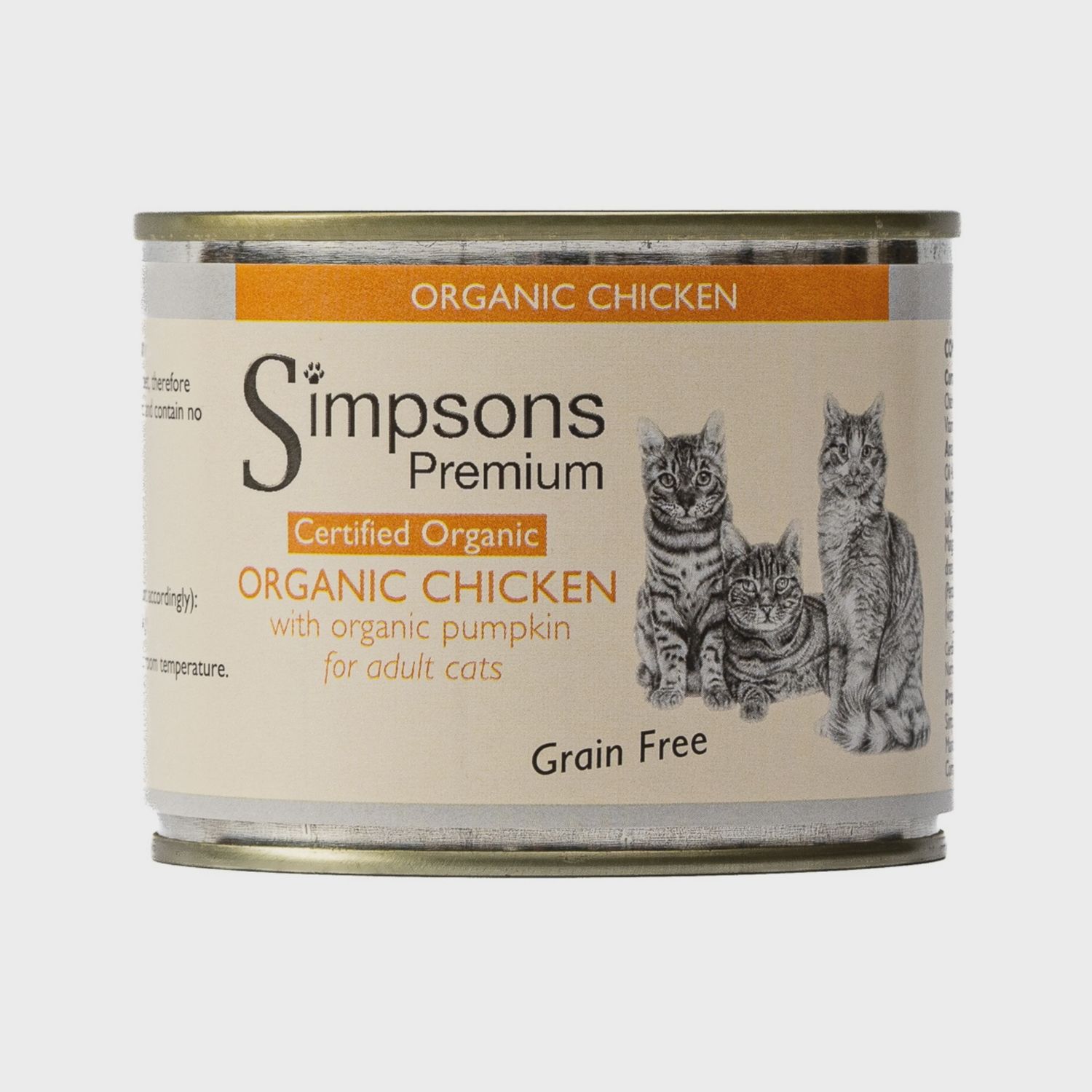 SIMPSONS CAT 200G (ORGANIC CHICKEN &amp; PUMPKIN)