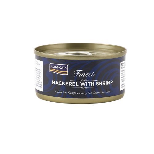 FISH4CATS MACKERAL &amp; SHRIMP 70G