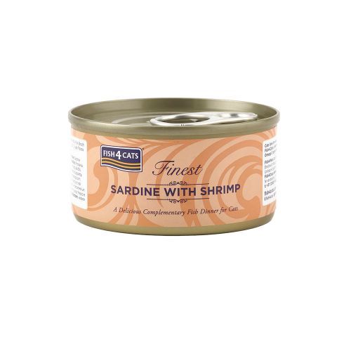 FISH4CATS SARDINE &amp; SHRIMP 70G