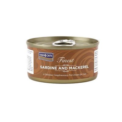 FISH4CATS SARDINE &amp; MACKERAL 70G