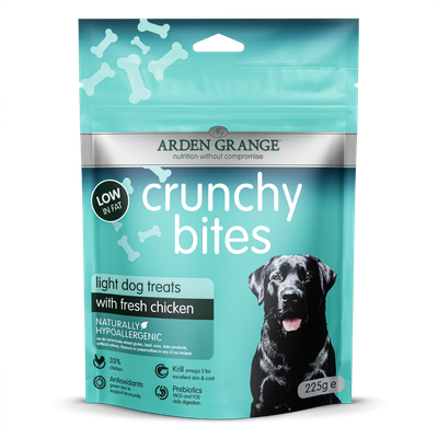 ARDEN GRANGE DOG CRUNCHY BITES LIGHT