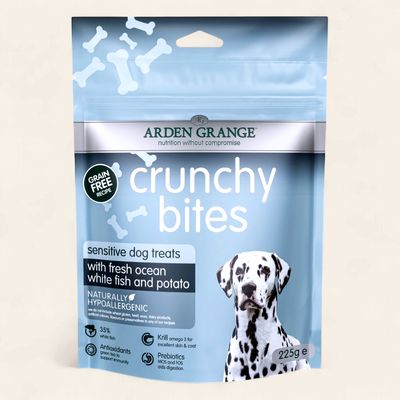 ARDEN GRANGE DOG CRUNCHY BITES SENSITIVE