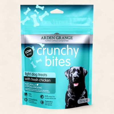 ARDEN GRANGE DOG CRUNCHY BITES LIGHT