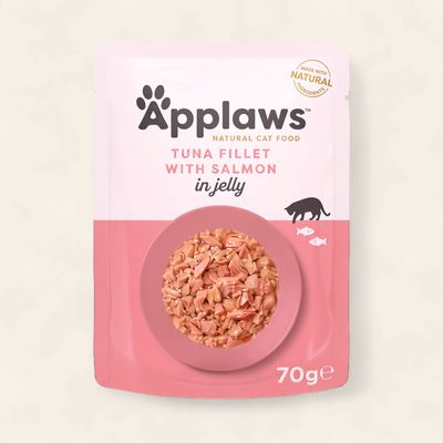 APPLAWS CAT POUCH (JELLY) TUNA &amp; SALMON 70G