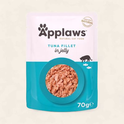 APPLAWS CAT POUCH (JELLY) TUNA FILLET 70G