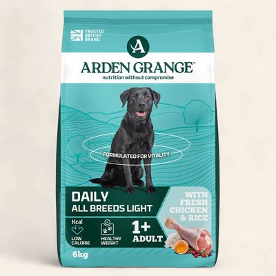 ARDEN GRANGE DOG LIGHT CHICKEN &amp; RICE 6KG