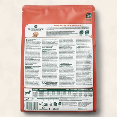 ARDEN GRANGE PUPPY/JUNIOR CHICKEN 2KG