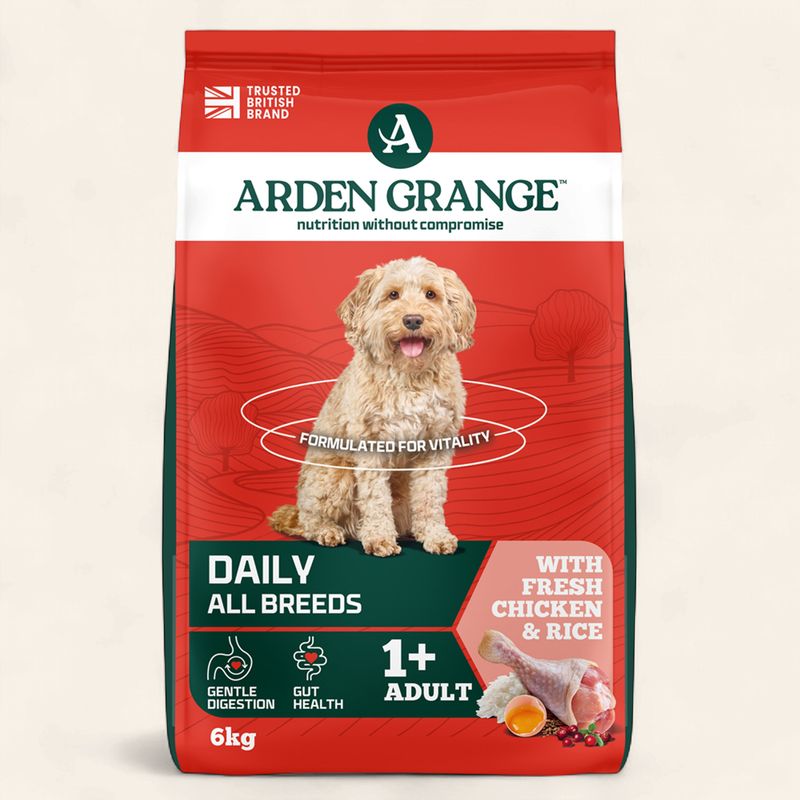 ARDEN GRANGE  DOG ADULT CHICKEN &amp; RICE 6KG