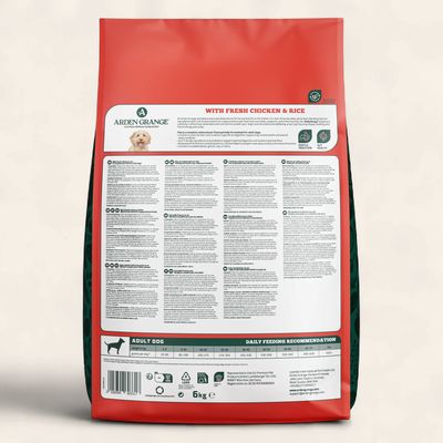 ARDEN GRANGE  DOG ADULT CHICKEN &amp; RICE 6KG