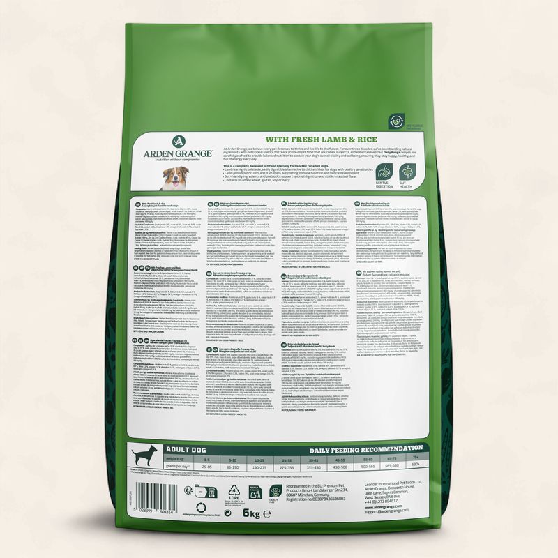 ARDEN GRANGE DOG ADULT LAMB 6KG