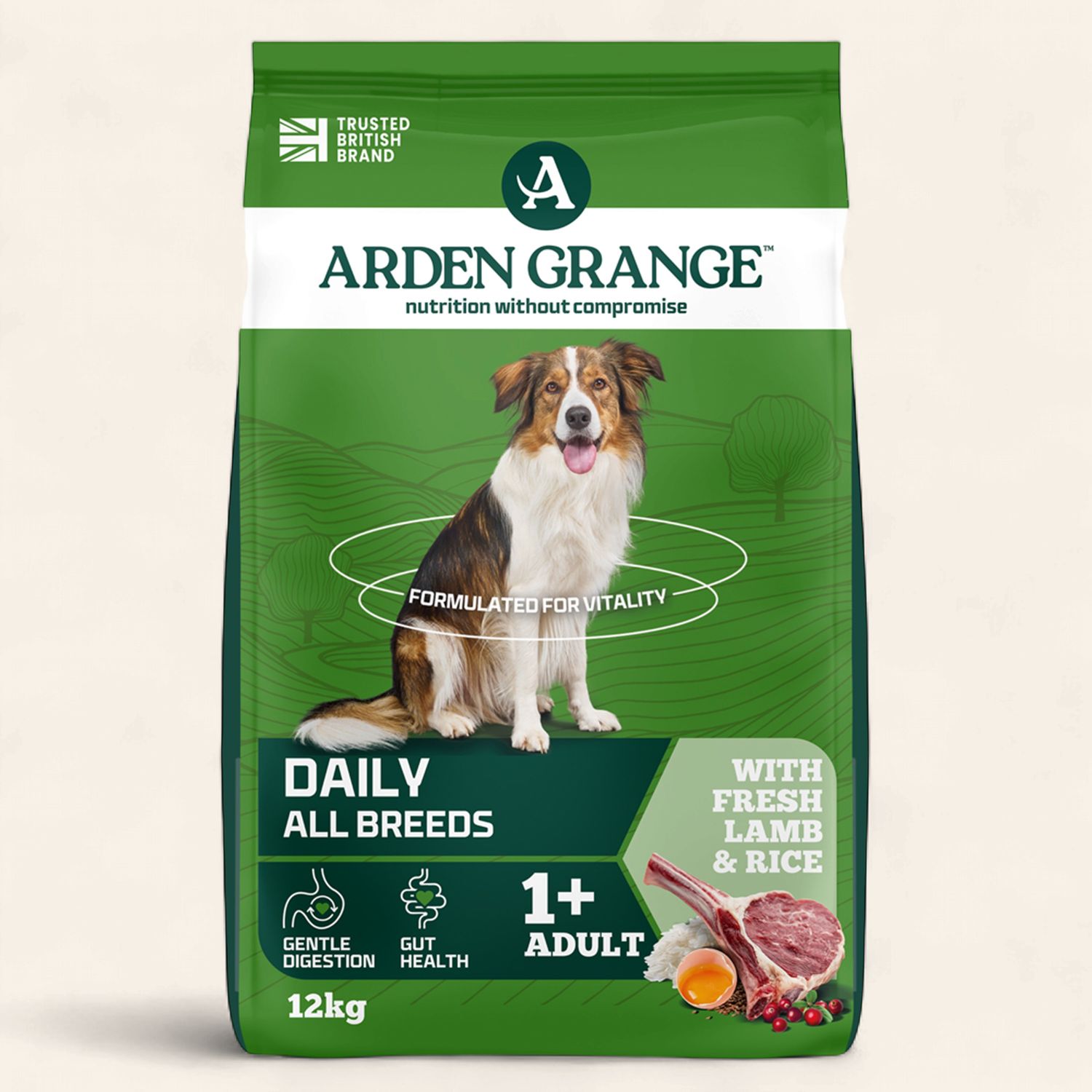 ARDEN GRANGE DOG ADULT LAMB 12KG