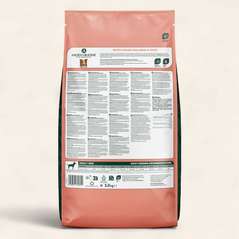 ARDEN GRANGE DOG ADULT SALMON 12KG