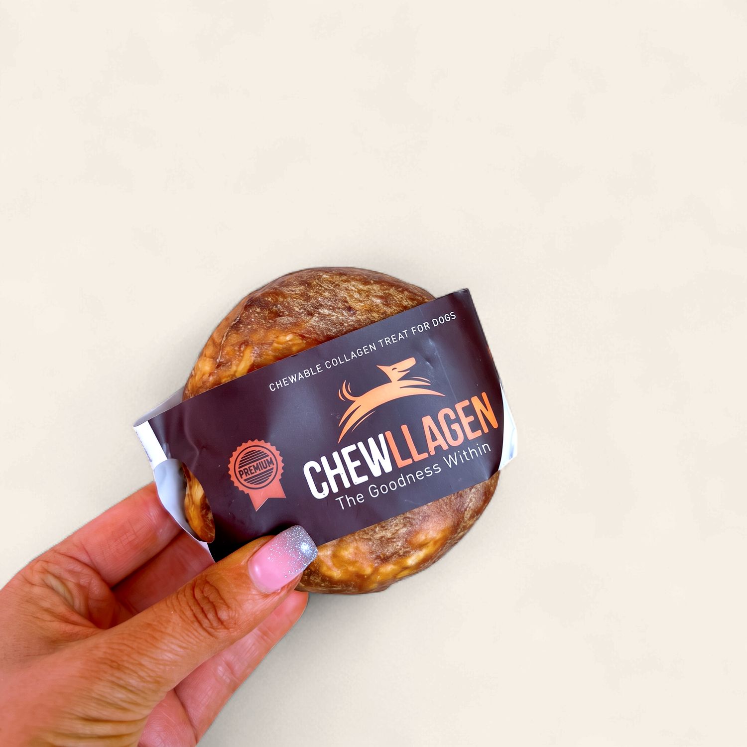 CHEWLLAGEN COLLAGEN DONUTS 3.5" (BEEF)