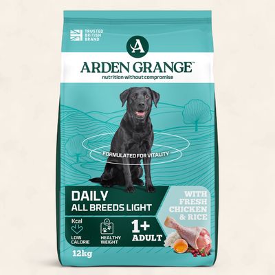ARDEN GRANGE DOG LIGHT CHICKEN &amp; RICE 12KG