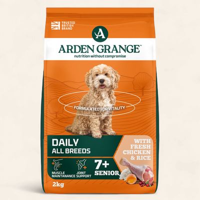 ARDEN GRANGE DOG SENIOR CHICKEN &amp; RICE 2KG