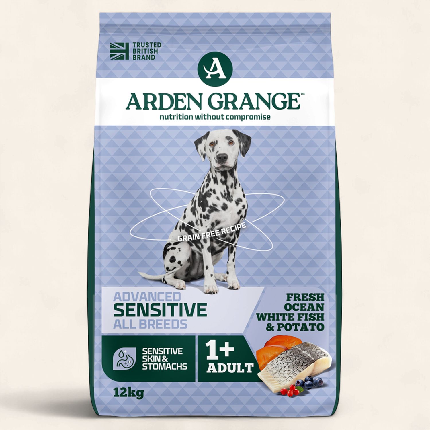ARDEN GRANGE DOG SENSITIVE FISH &amp; POTATO 12KG