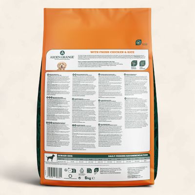 ARDEN GRANGE DOG SENIOR CHICKEN &amp; RICE 6KG
