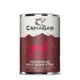 CANAGAN DOG TIN 400G (VENISON &amp; WILD BOAR STEW )