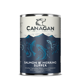 CANAGAN DOG TIN 400G (SALMON &amp; HERRING SUPPER)
