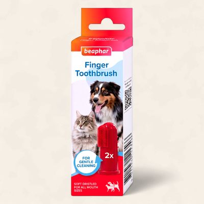 BEAPHAR FINGER TOOTHBRUSH 2PK