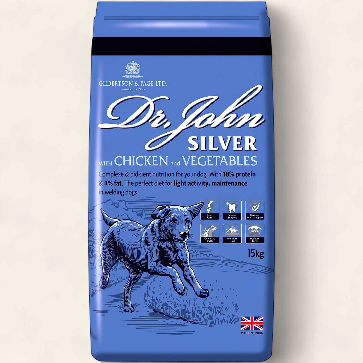 DR JOHN SILVER CHICKEN 15KG