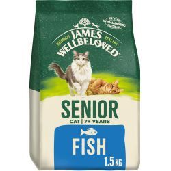 JAMES WELLBELOVED SENIOR DRY CAT FOOD (FISH or TURKEY)