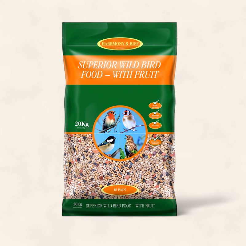 JOHNSTON &amp; JEFF SUPERIOR WILD BIRD SEED (WITH FRUIT) 20KG