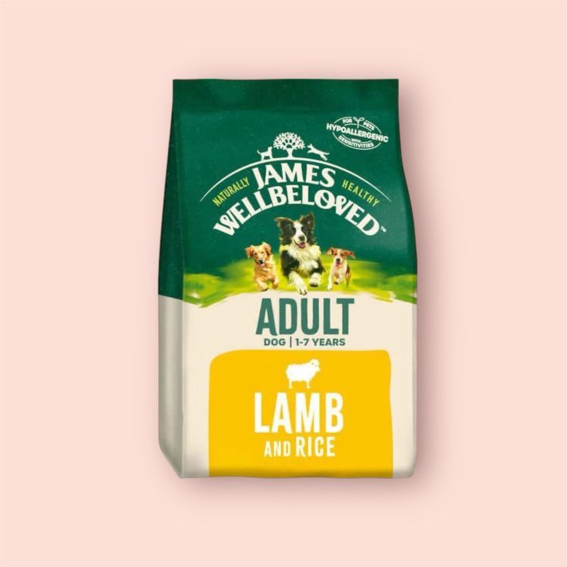 JAMES WELLBELOVED ADULT DOG FOOD (LAMB &amp; RICE), OPTIONS: JAMES WELLBELOVED ADULT DOG FOOD (LAMB &amp; RICE) 2KG