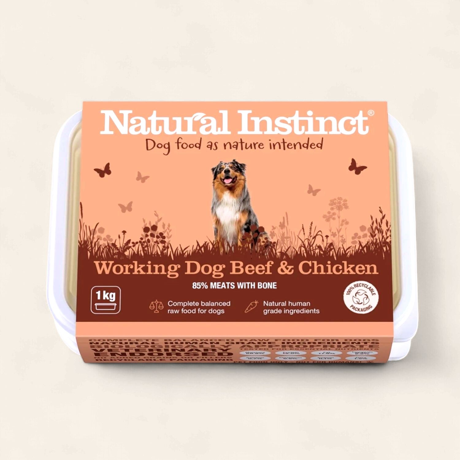 NATURAL INSTINCT WORKING BEEF 2X500G