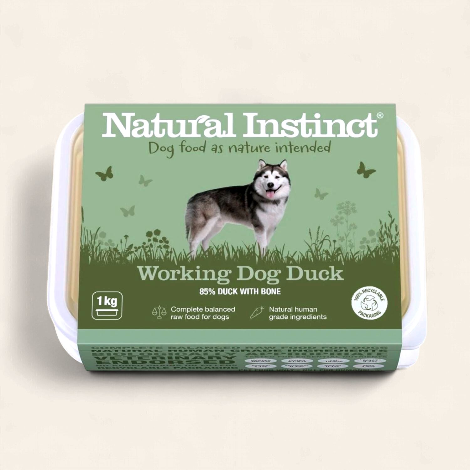 NATURAL INSTINCT WORKING DUCK 1KG