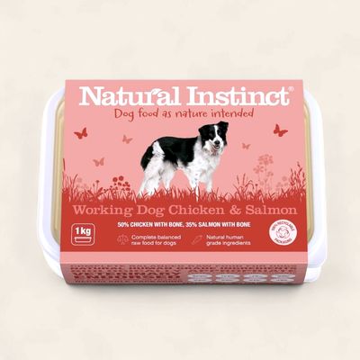 NATURAL INSTINCT WORKING SALMON 2X500G