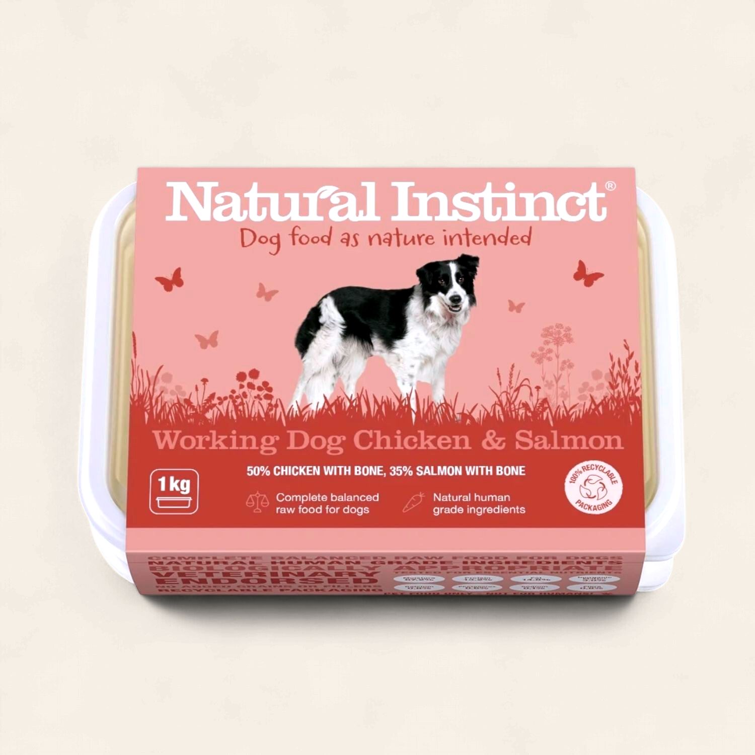 NATURAL INSTINCT WORKING SALMON 1KG