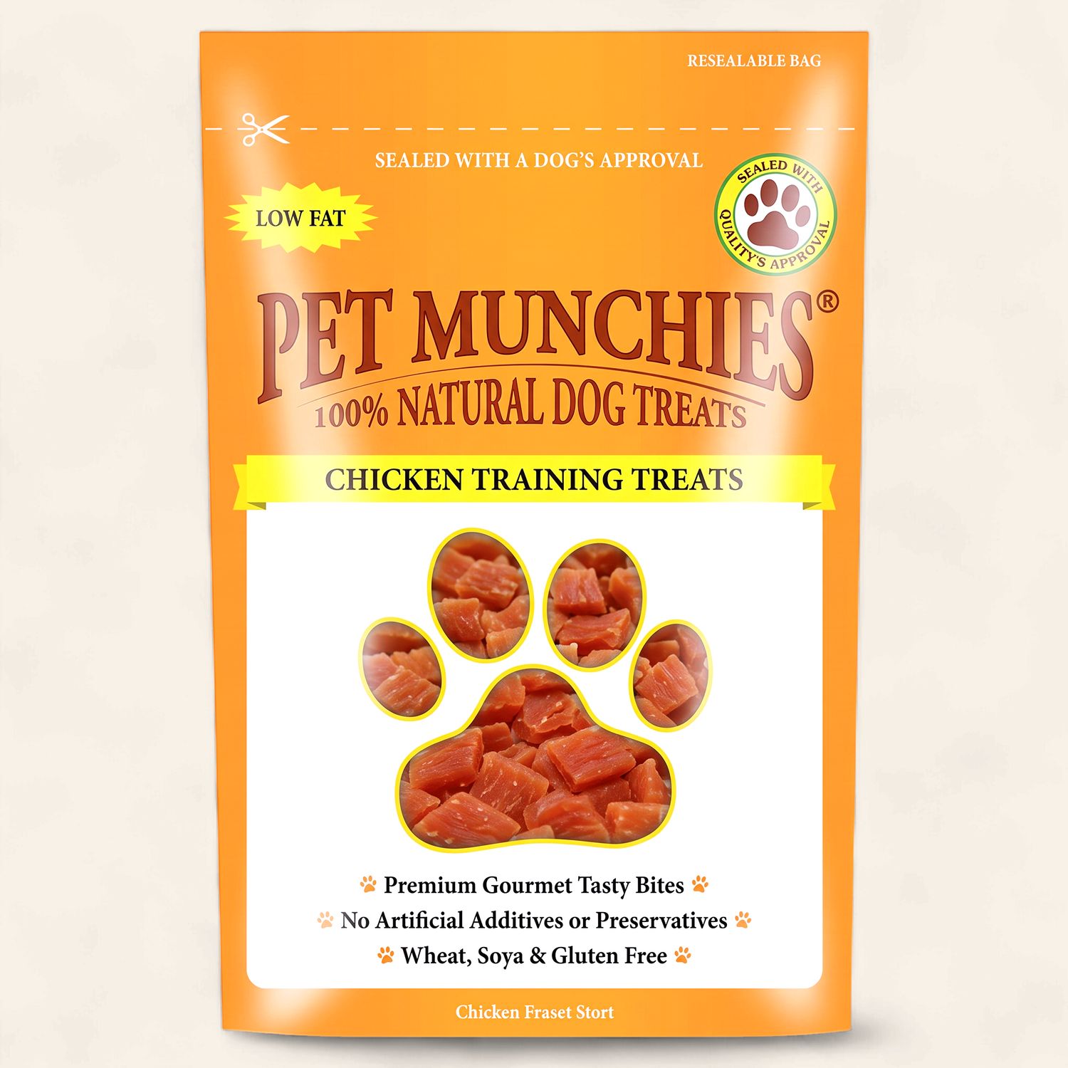 PET MUNCHIES CHICKEN TREATS 50G
