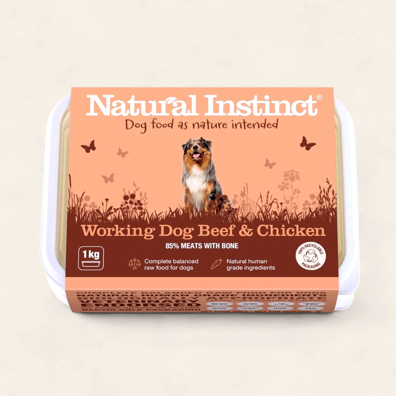 NATURAL INSTINCT WORKING BEEF 1KG