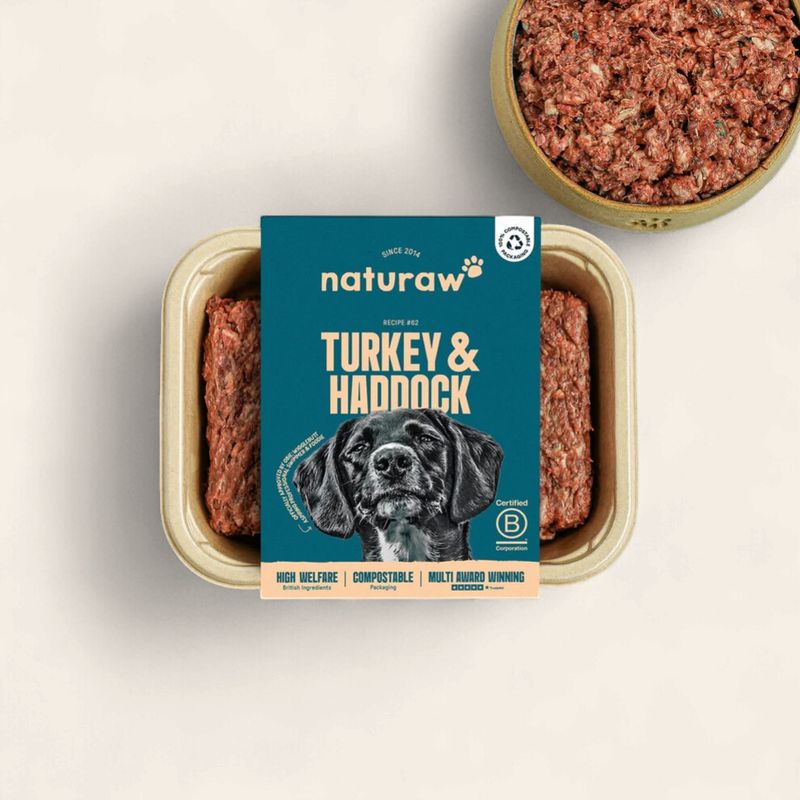 NATURAW FREE RANGE TURKEY &amp; HADDOCK 500G