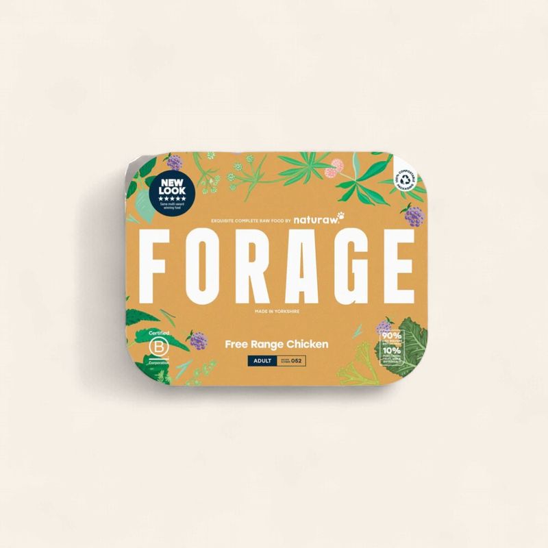 NATURAW FORAGE FREE RANGE CHICKEN 500G