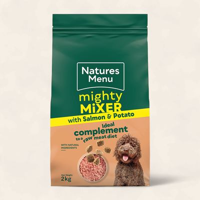 NATURES MENU DOG MIGHTY MIXER SALMON &amp; POTATO 2KG
