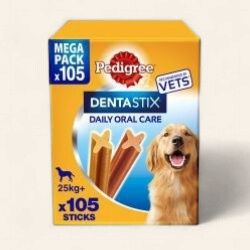PEDIGREE DENTASTIX LARGE 105s