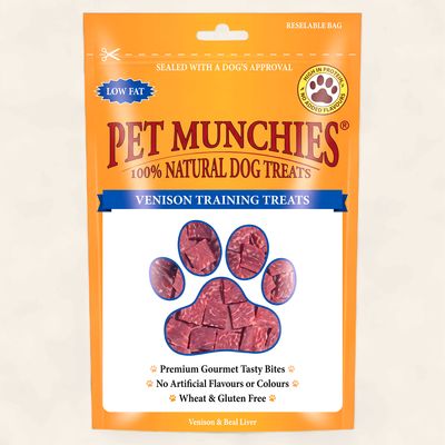 PET MUNCHIES VENISON TREATS 50G