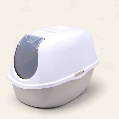 MODERNA SMART COVERED CAT LOO WARM GREY