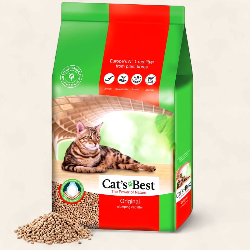 CATS BEST CLUMPING LITTER 13KG