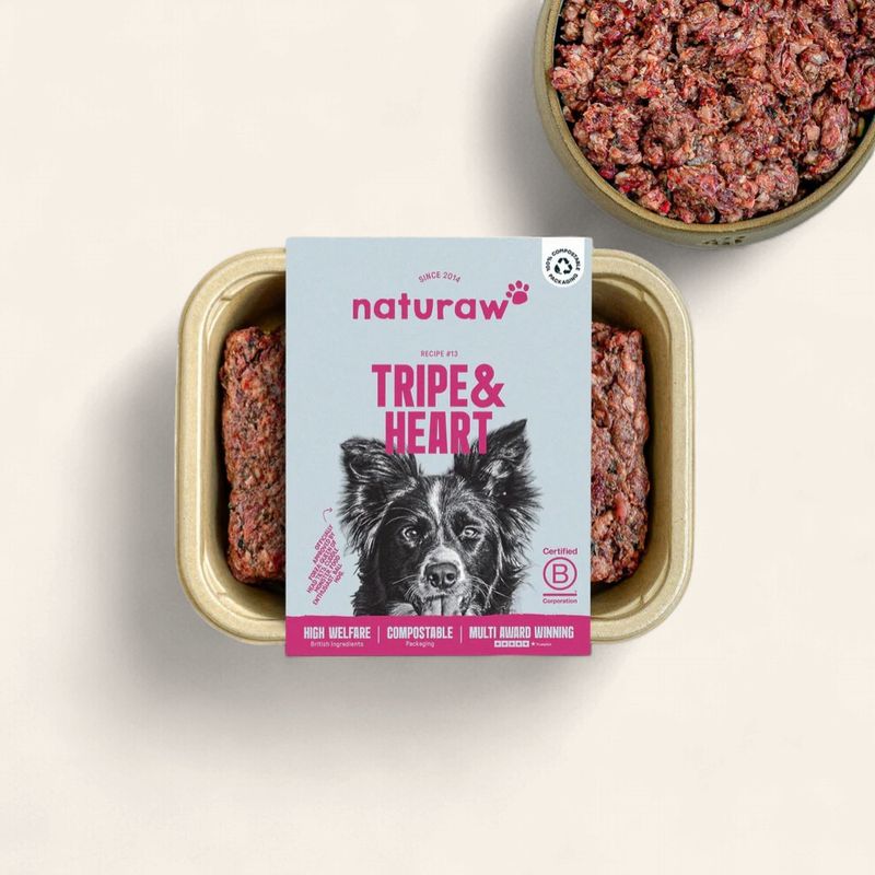NATURAW TRIPE AND HEART 500G