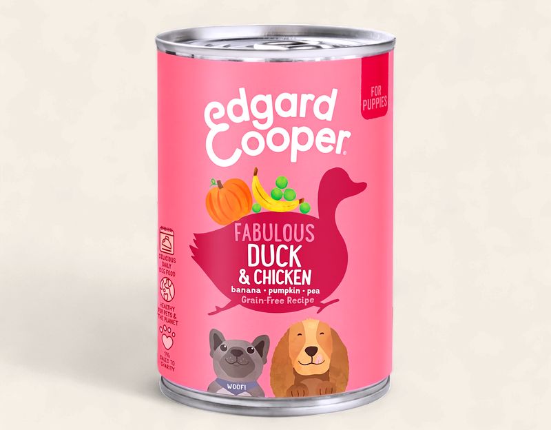 EDGARD COOPER DOG 400G TIN (FABULOUS DUCK &amp; CHICKEN)