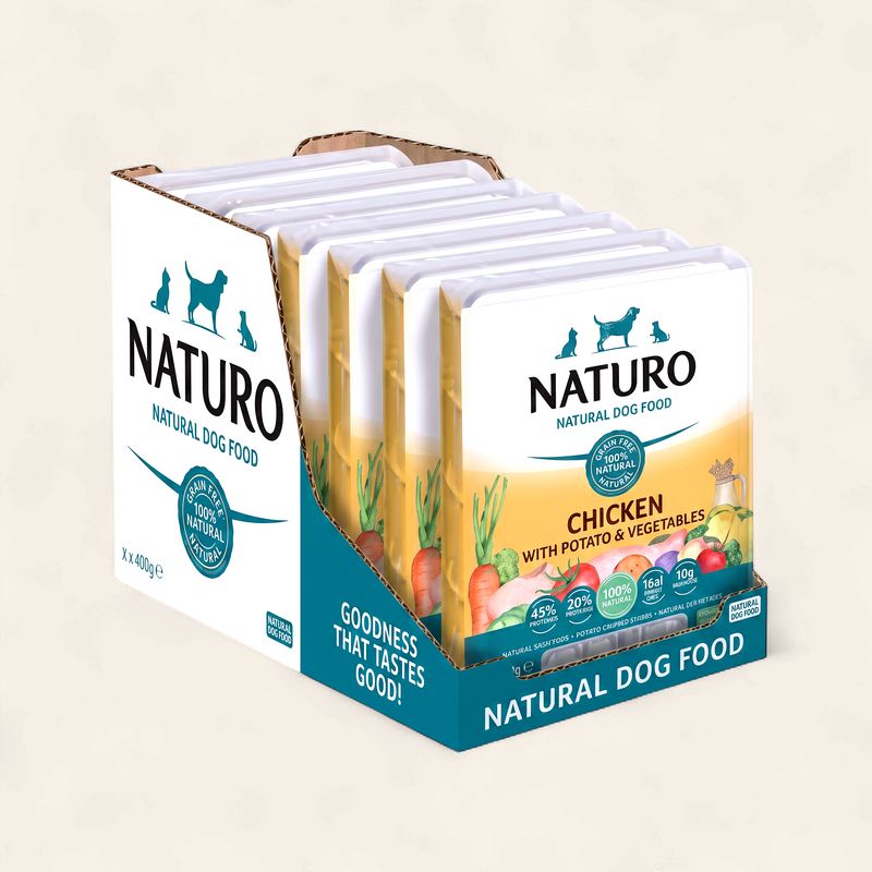 NATURO ADULT DOG (CHICKEN WITH POTATO &amp; VEGETABLES) 400G