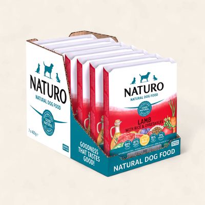 NATURO ADULT DOG (LAMB WITH RICE &amp; VEGETABLES) 400G
