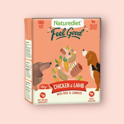 NATUREDIET FEEL GOOD WET DOG FOODS 390G