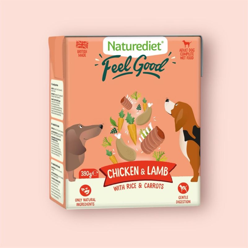 NATUREDIET FEEL GOOD WET DOG FOODS 390G