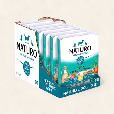 NATURO ADULT DOG (DUCK WITH RICE &amp; VEGETABLES) 400G
