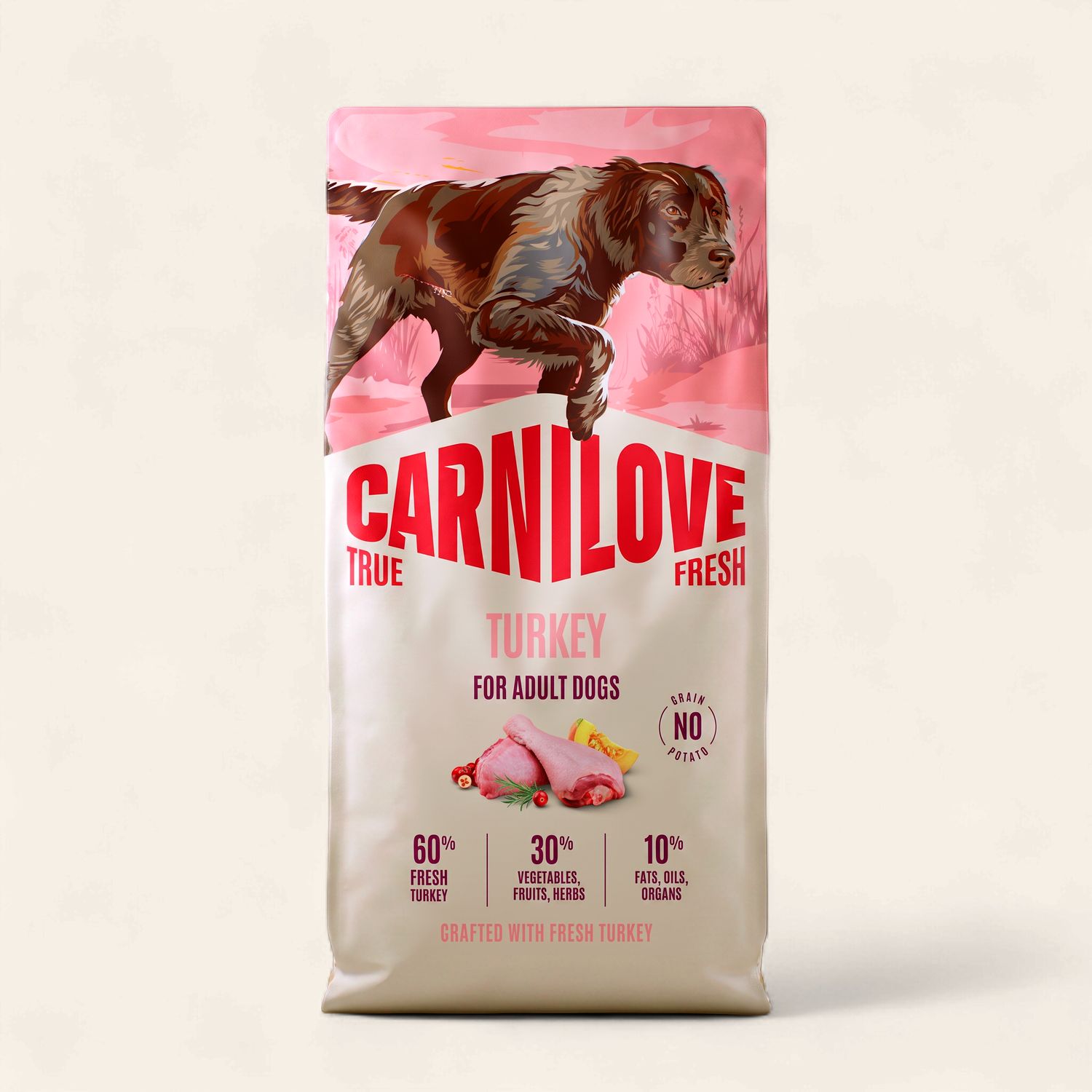 CARNILOVE DOG 12KG TRUE FRESH (TURKEY)